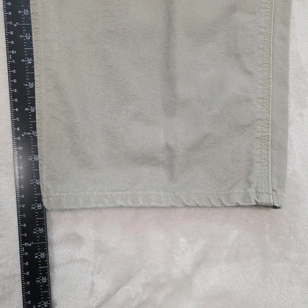 Carhartt‎ Pants Mens 44x30 Tan B11 Loose Original Fit Canvas Workwear Dungaree